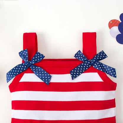 Toddler Baby Girls 4Th of July Outfit Independence Day Dress Kids American Flag Clothes