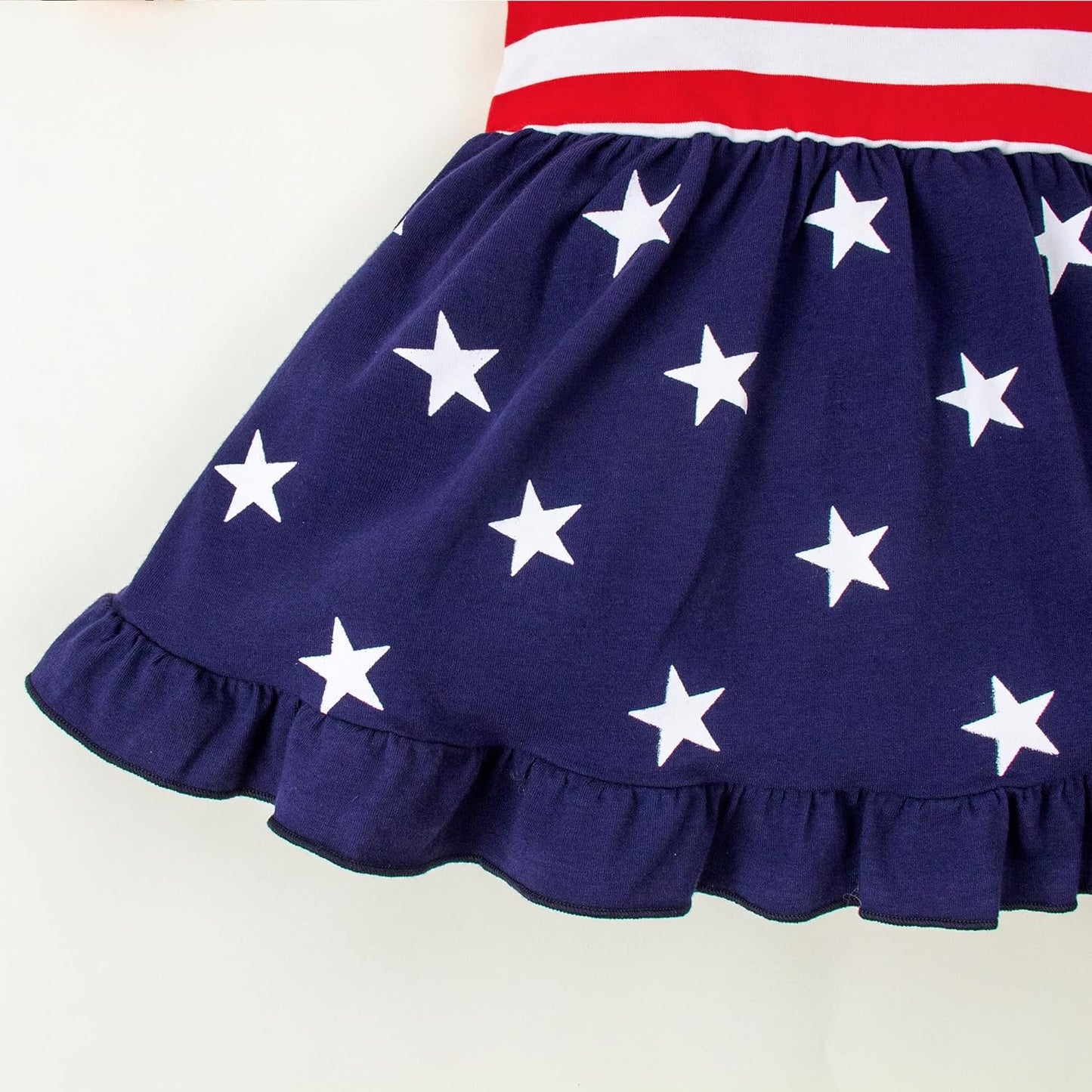 Toddler Baby Girls 4Th of July Outfit Independence Day Dress Kids American Flag Clothes