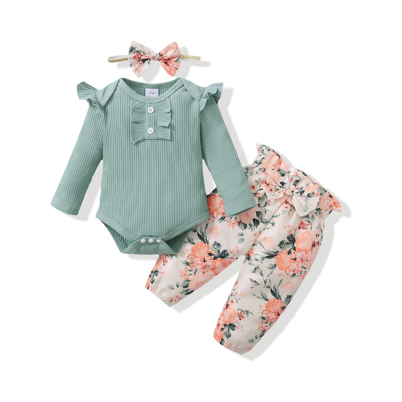 Newborn Infant Baby Girl Clothes Romper