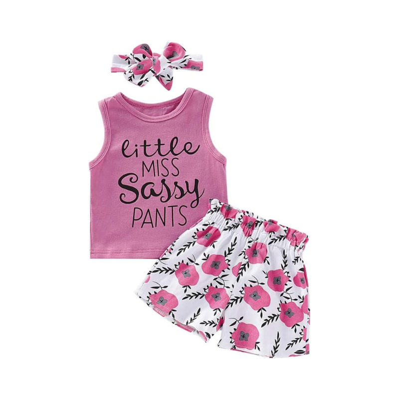 Toddler Baby Girl Outfits Flower Tops